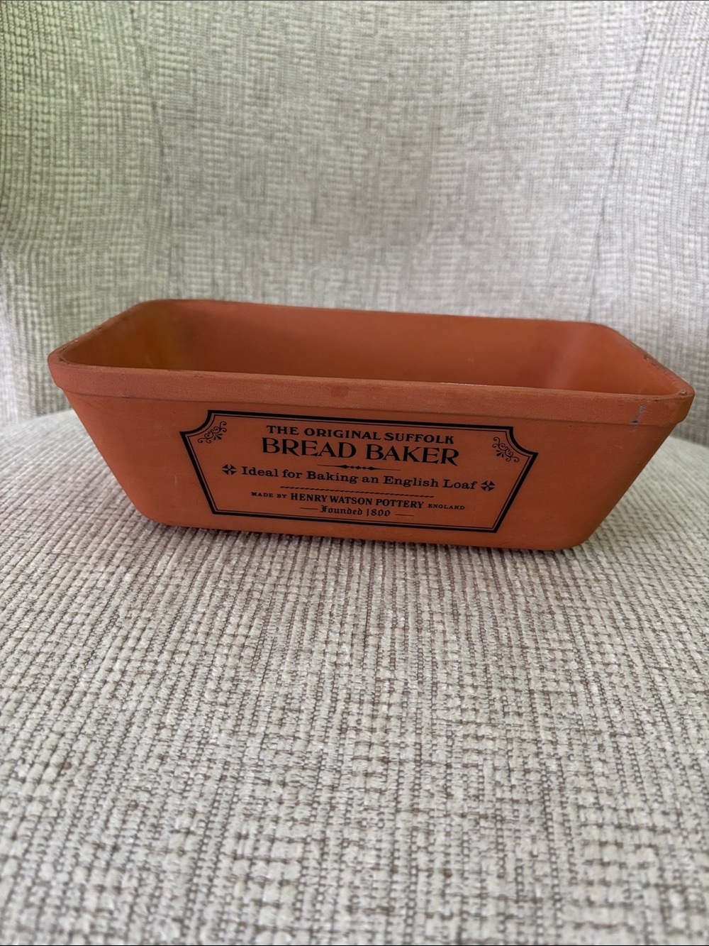 The Original Suffolk Bread Baker - Terracotta Bread Loaf Pan